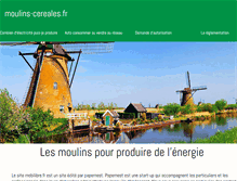 Tablet Screenshot of moulins-cereales.fr